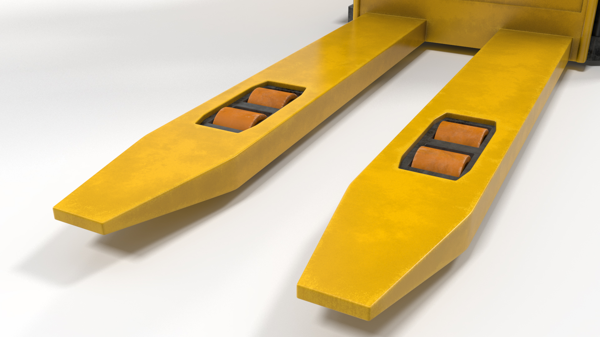 Industrial Forklift Truck Rigged 3D