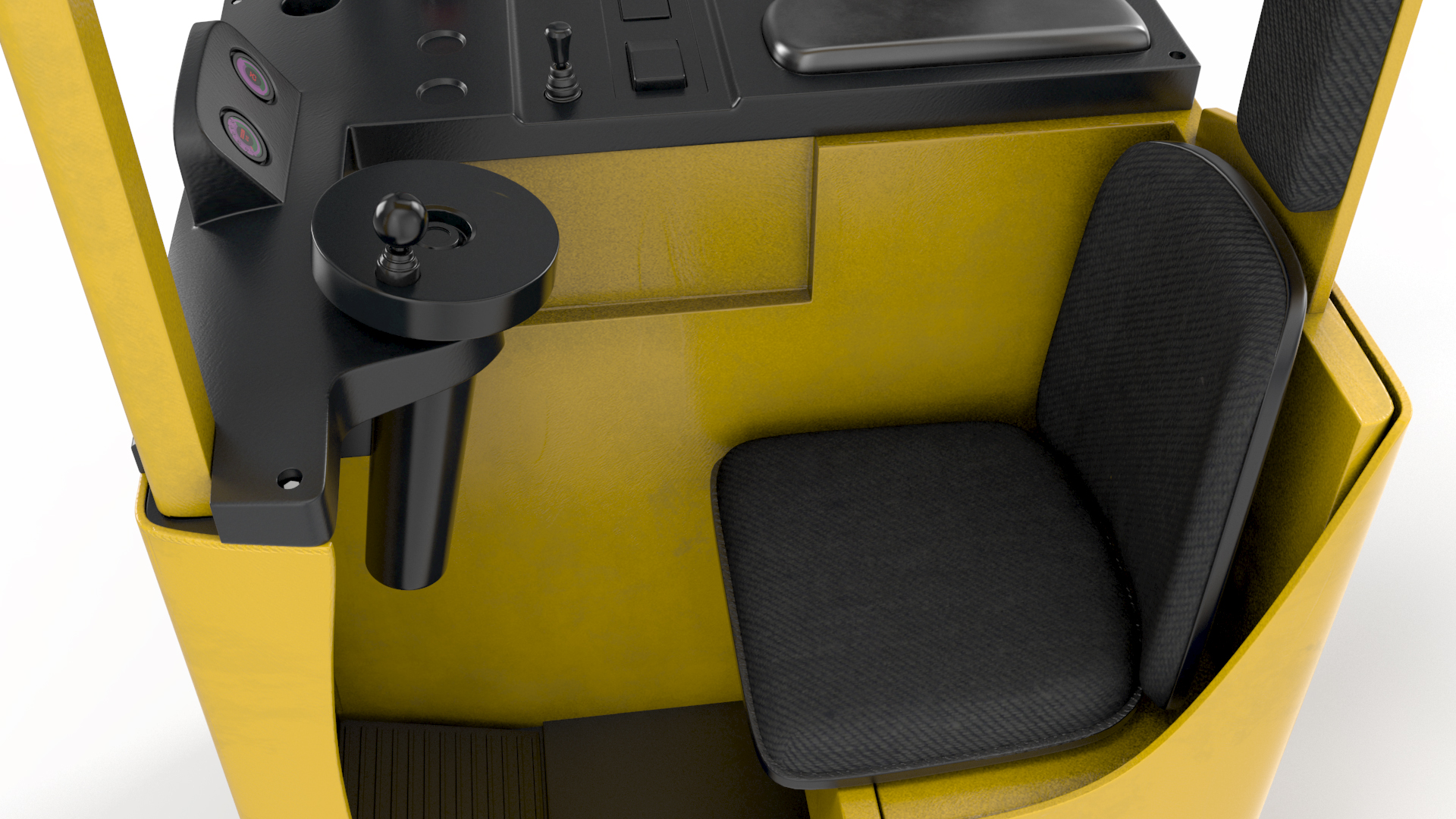 Industrial Forklift Truck Rigged 3D