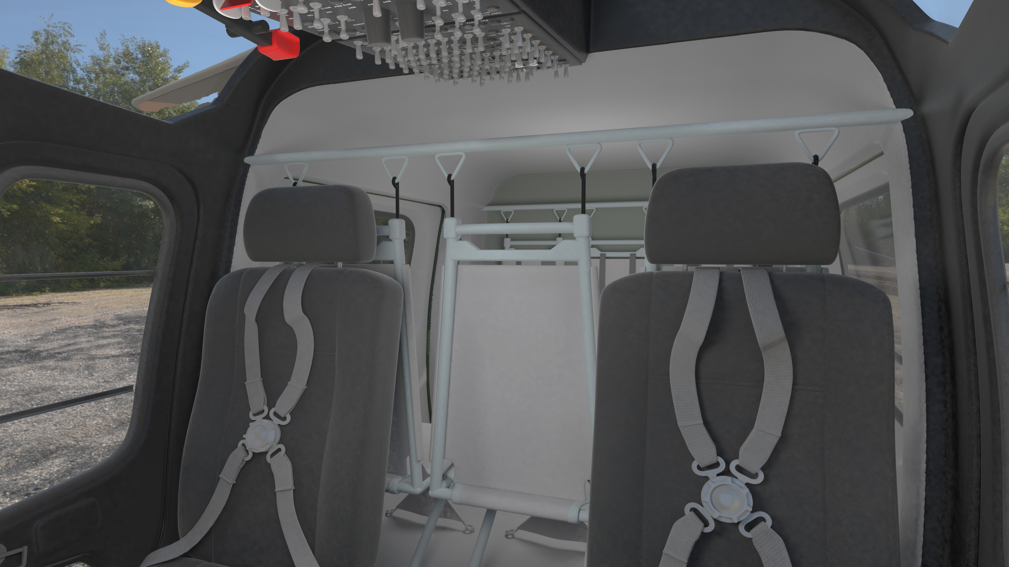 3D Military Helicopter AgustaWestland AW119 Koala