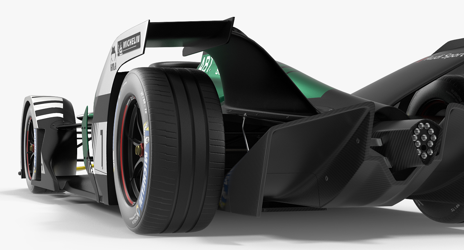 3D Audi Formula E Car model