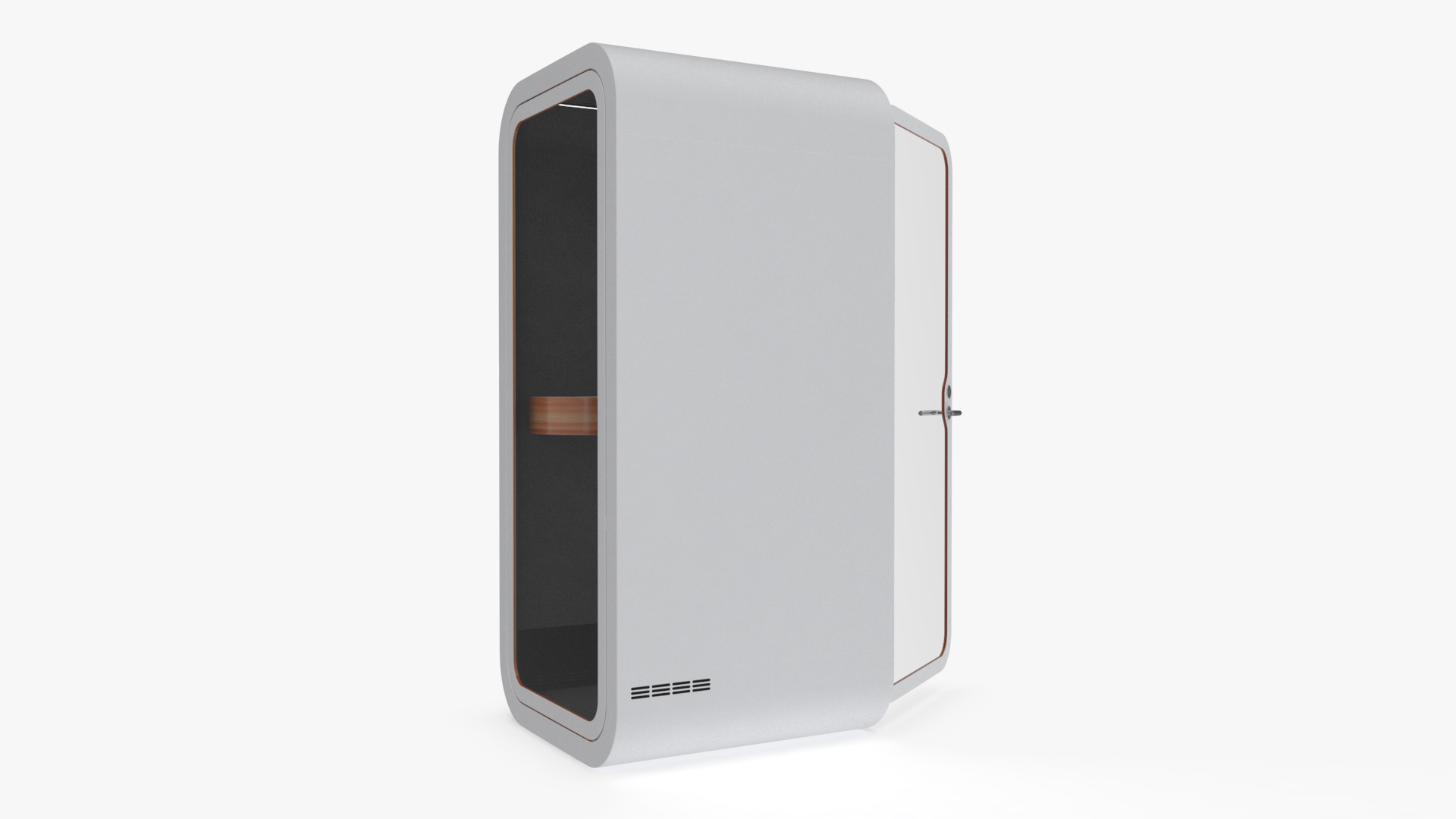 3D Office Phone Booth model