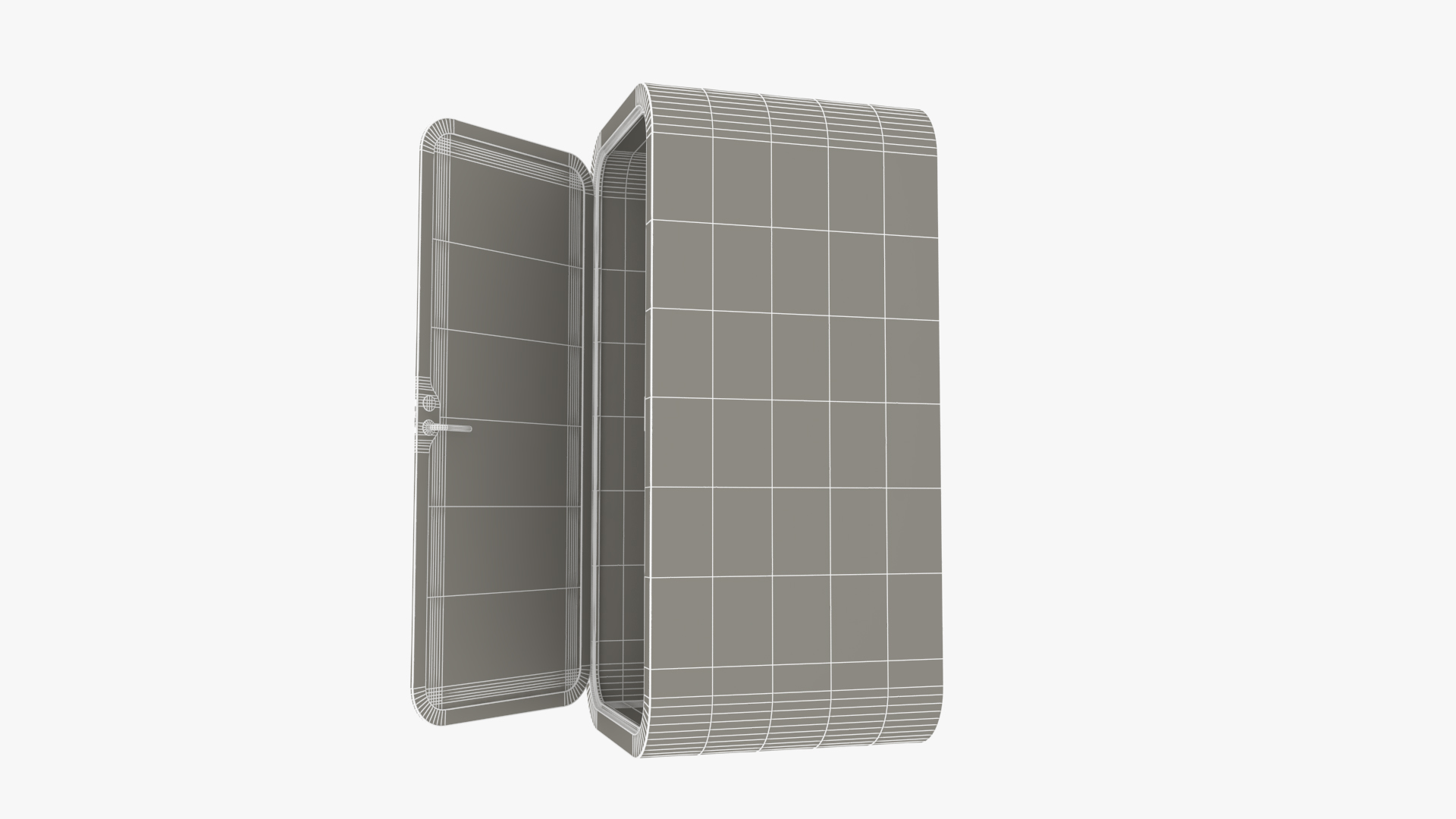 3D Office Phone Booth model
