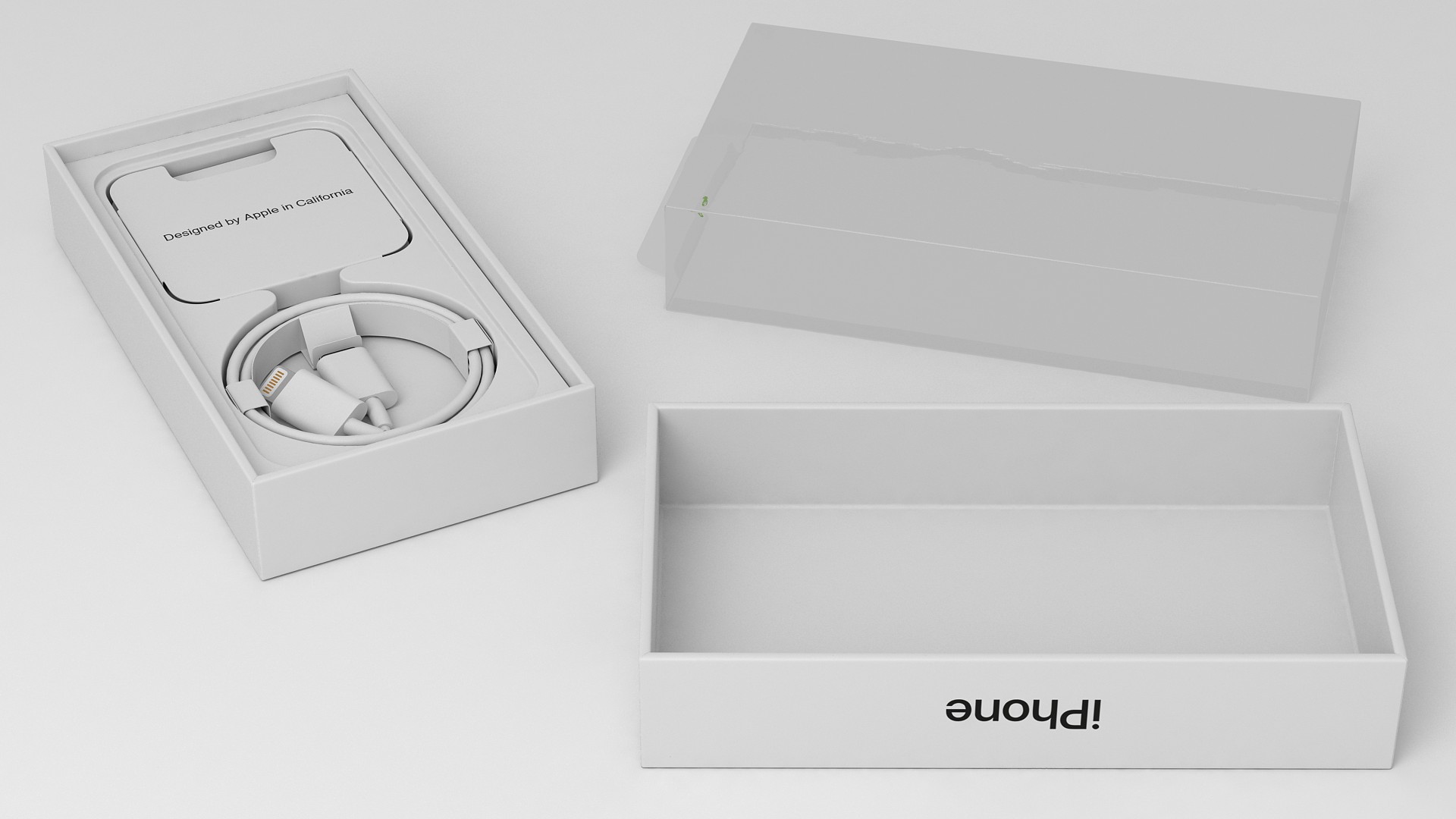 iPhone 12 mini Box Black 3D model
