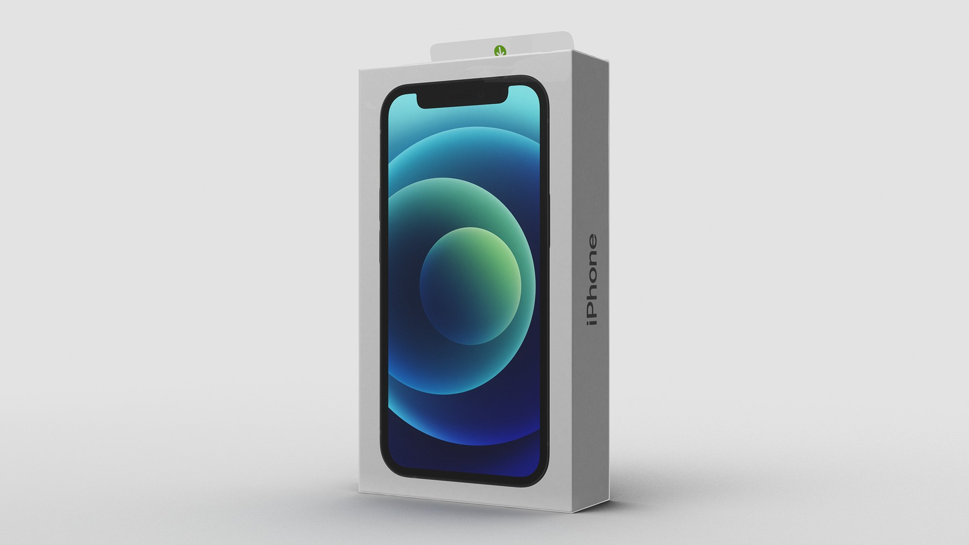 iPhone 12 mini Box Black 3D model