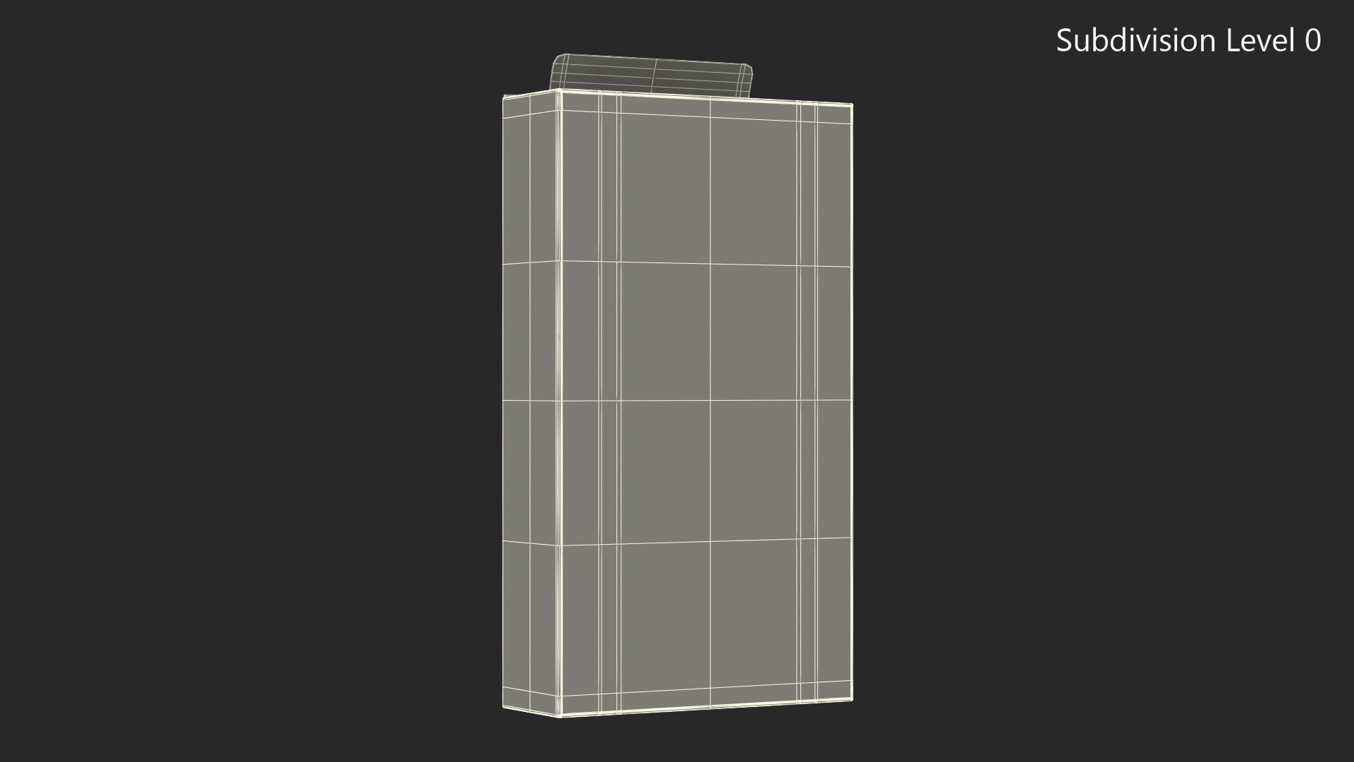 iPhone 12 mini Box Black 3D model