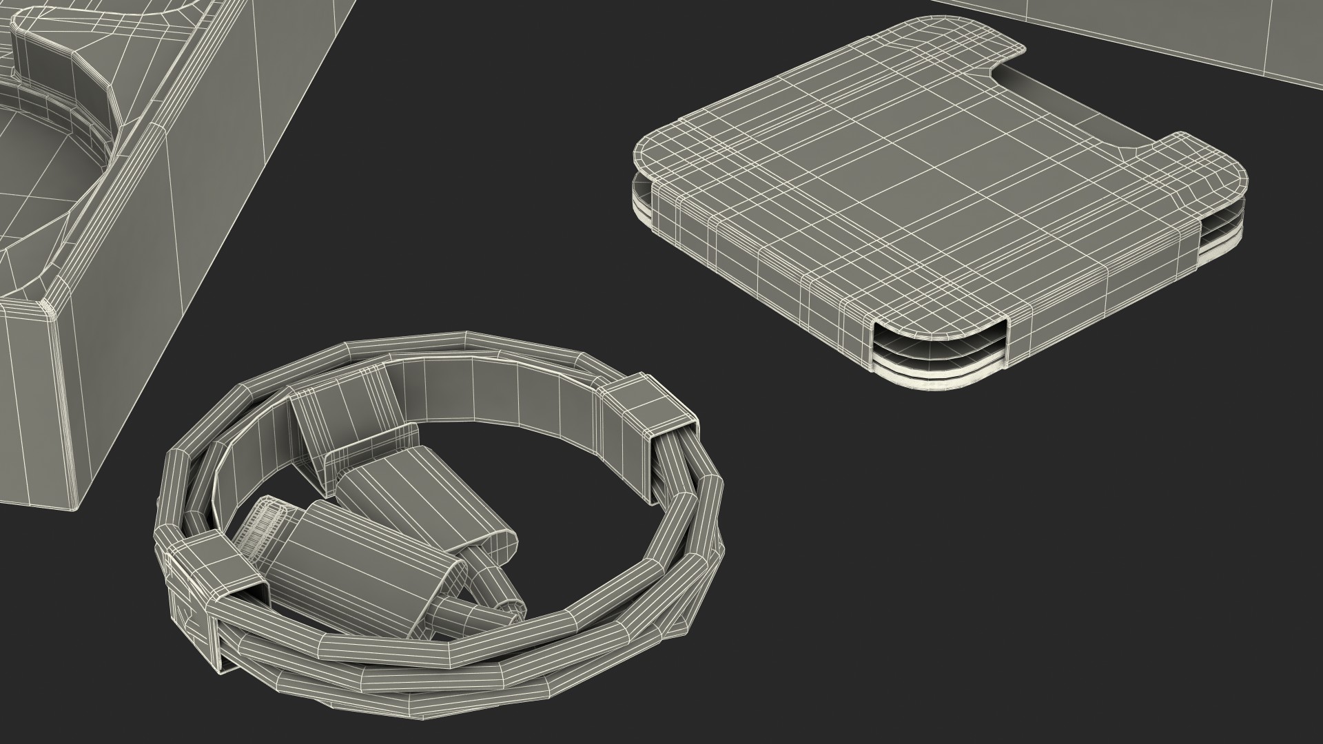 iPhone 12 mini Box Black 3D model