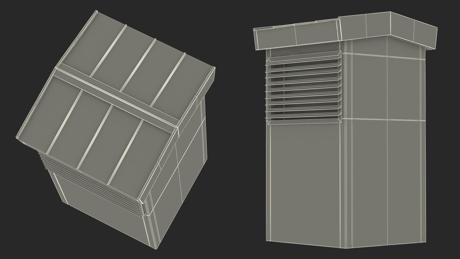 Ventilation Shaft on the Roof 3D model