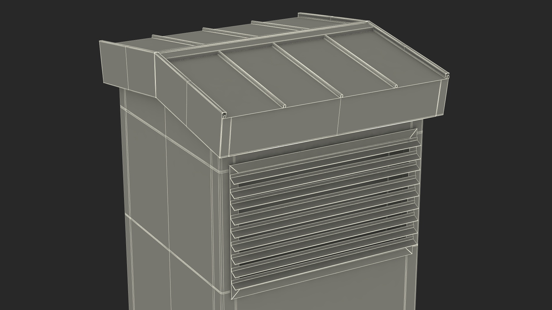 Ventilation Shaft on the Roof 3D model