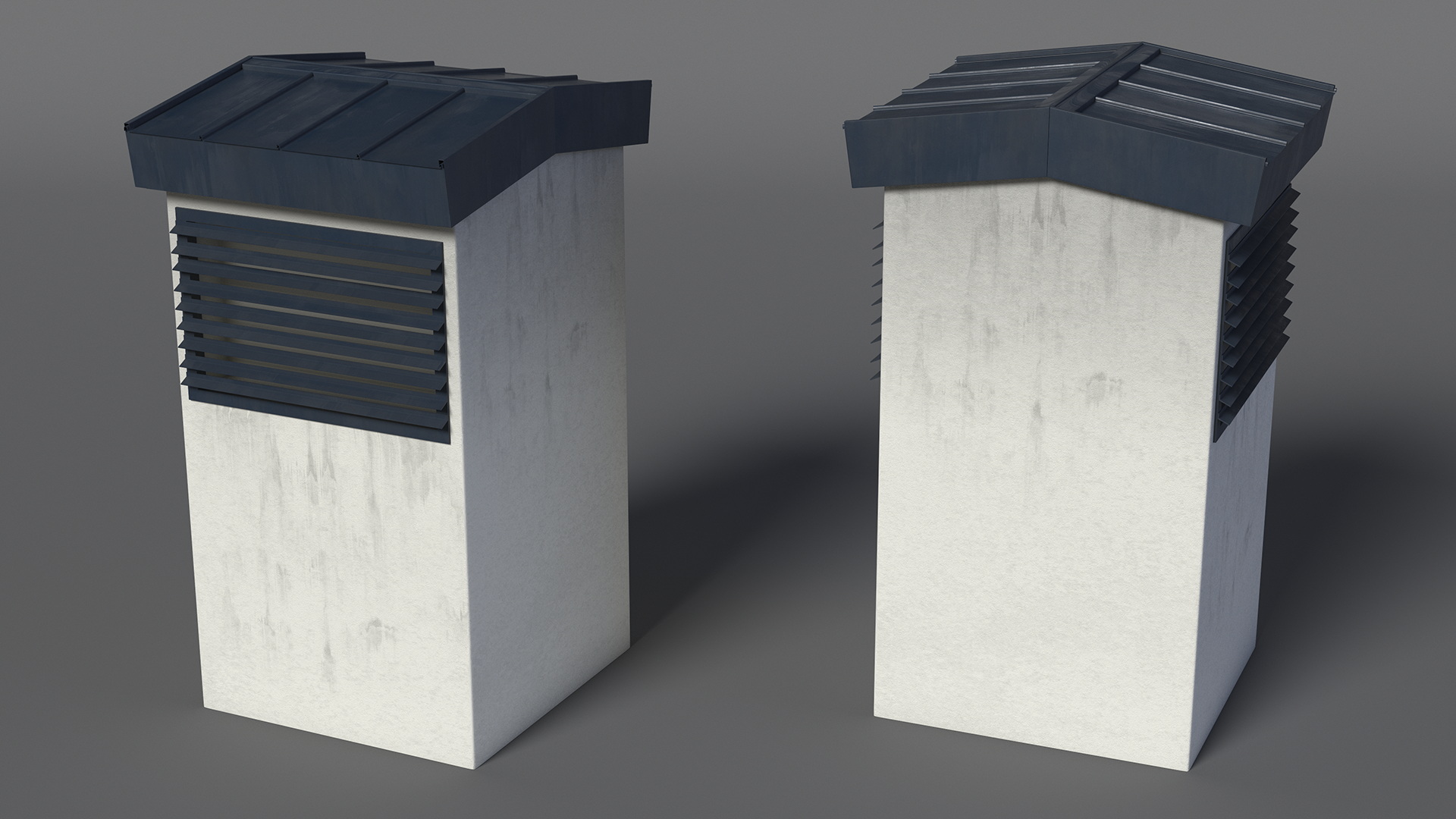 Ventilation Shaft on the Roof 3D model