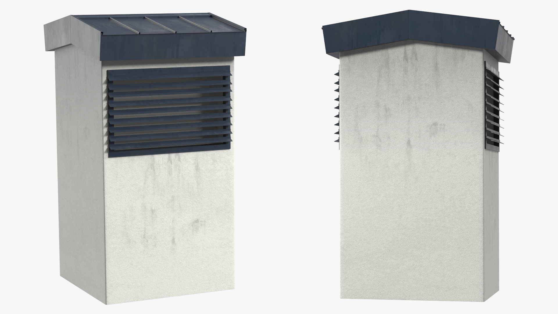 Ventilation Shaft on the Roof 3D model