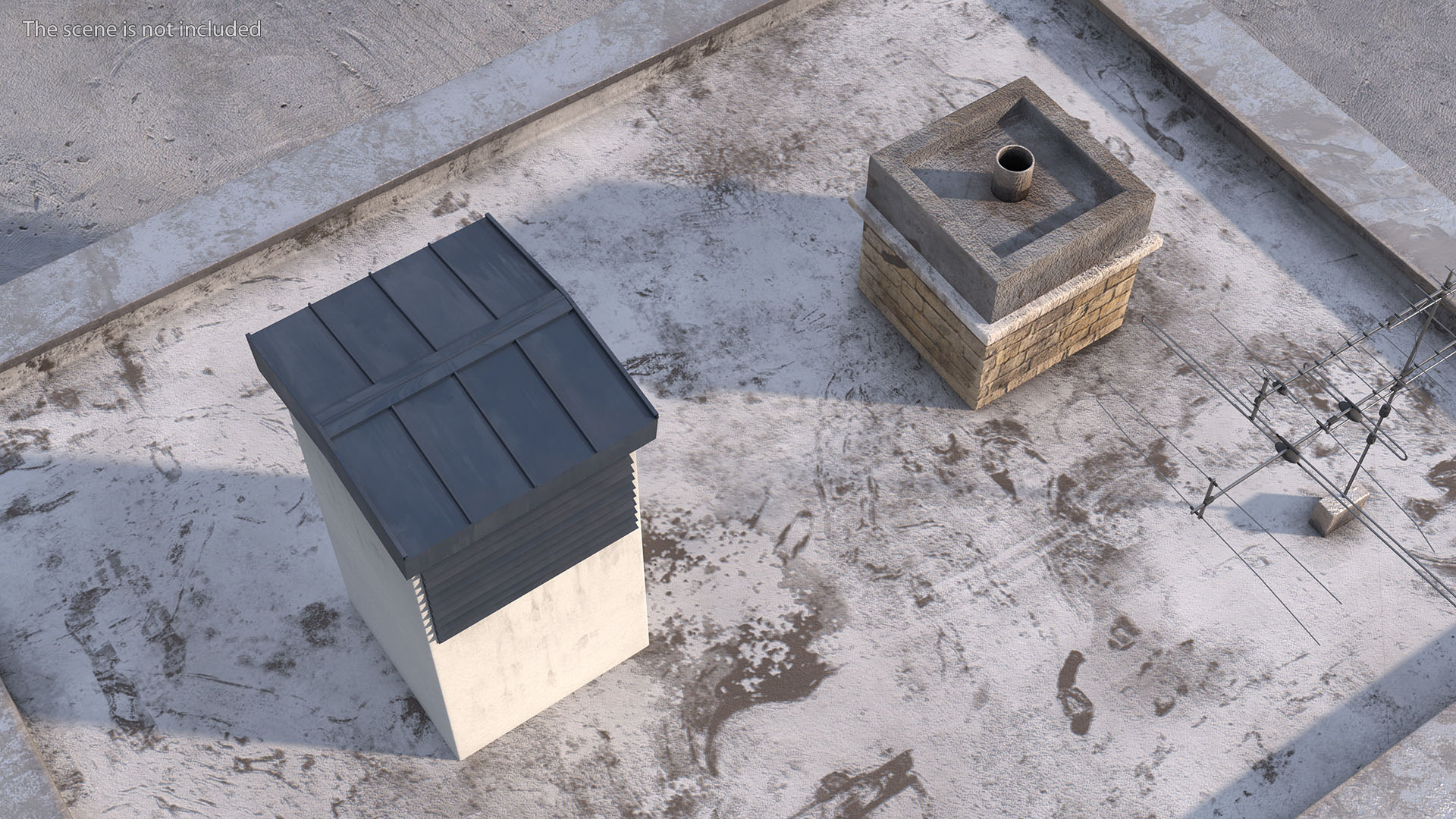 Ventilation Shaft on the Roof 3D model