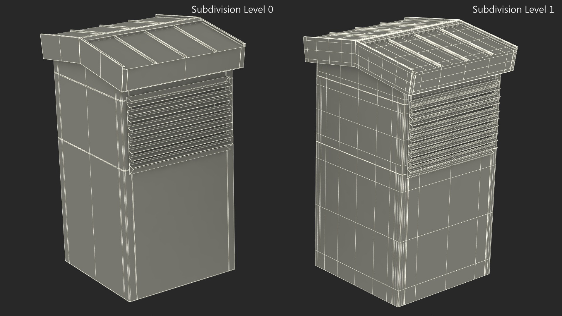 Ventilation Shaft on the Roof 3D model