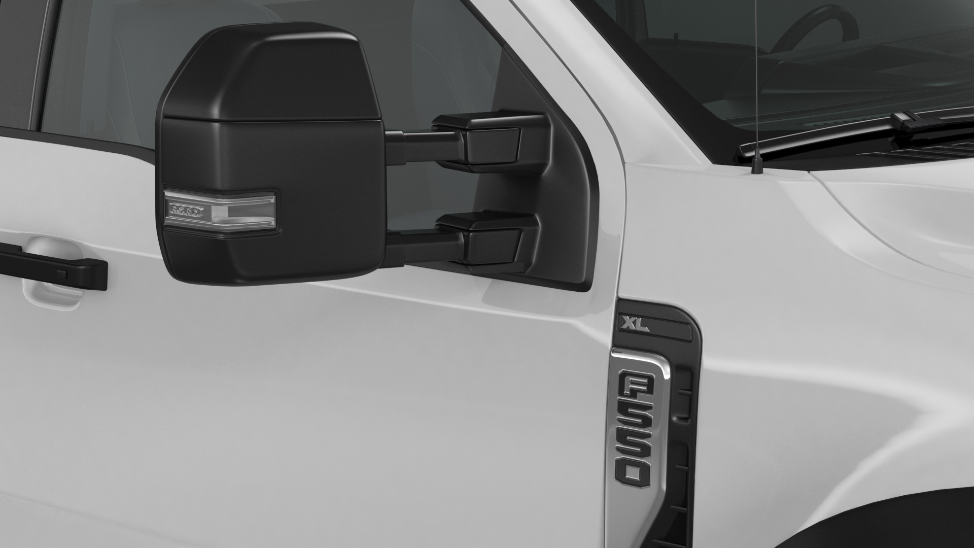 3D Crew Cab 2023 Ford Super Duty F-550 Lariat Bare Chassis White