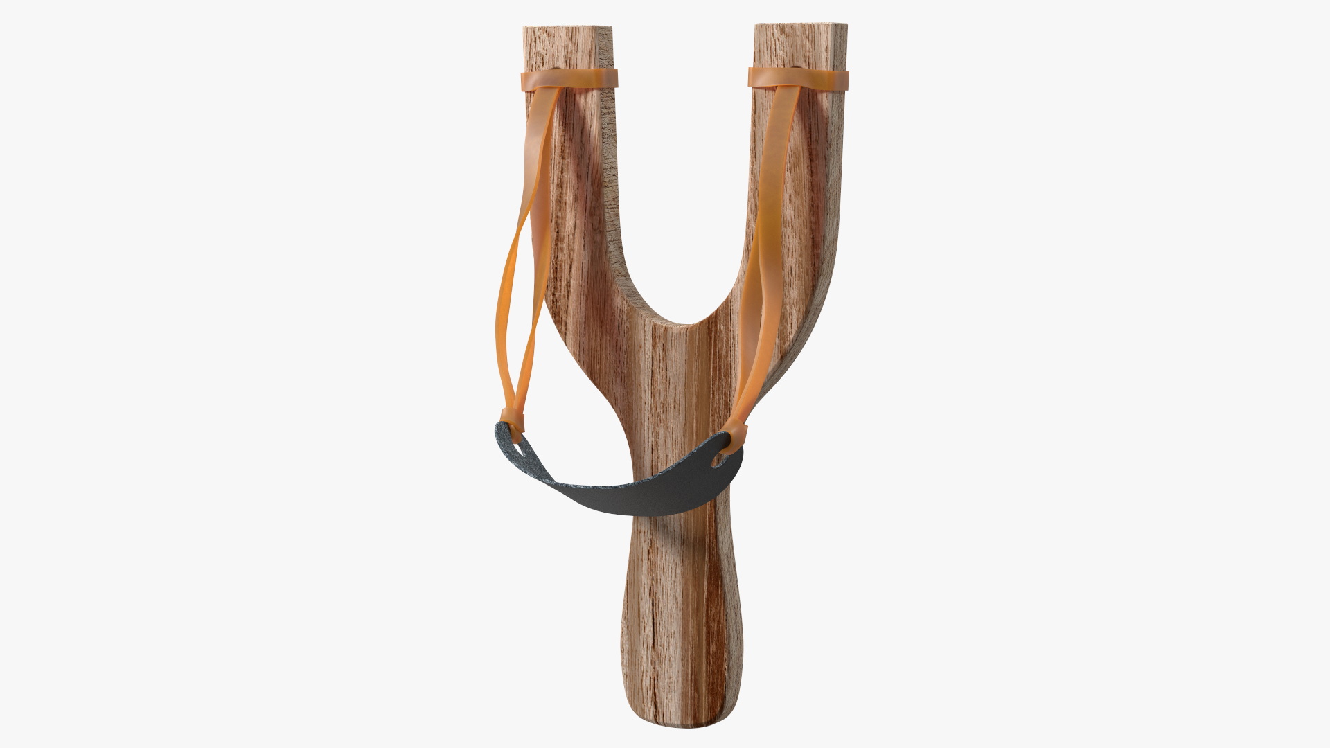 3D Wooden Slingshot Dark
