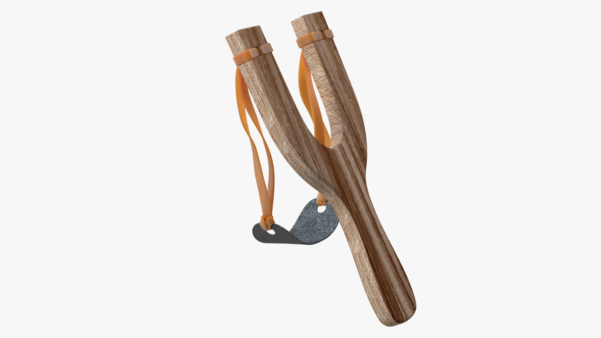 3D Wooden Slingshot Dark
