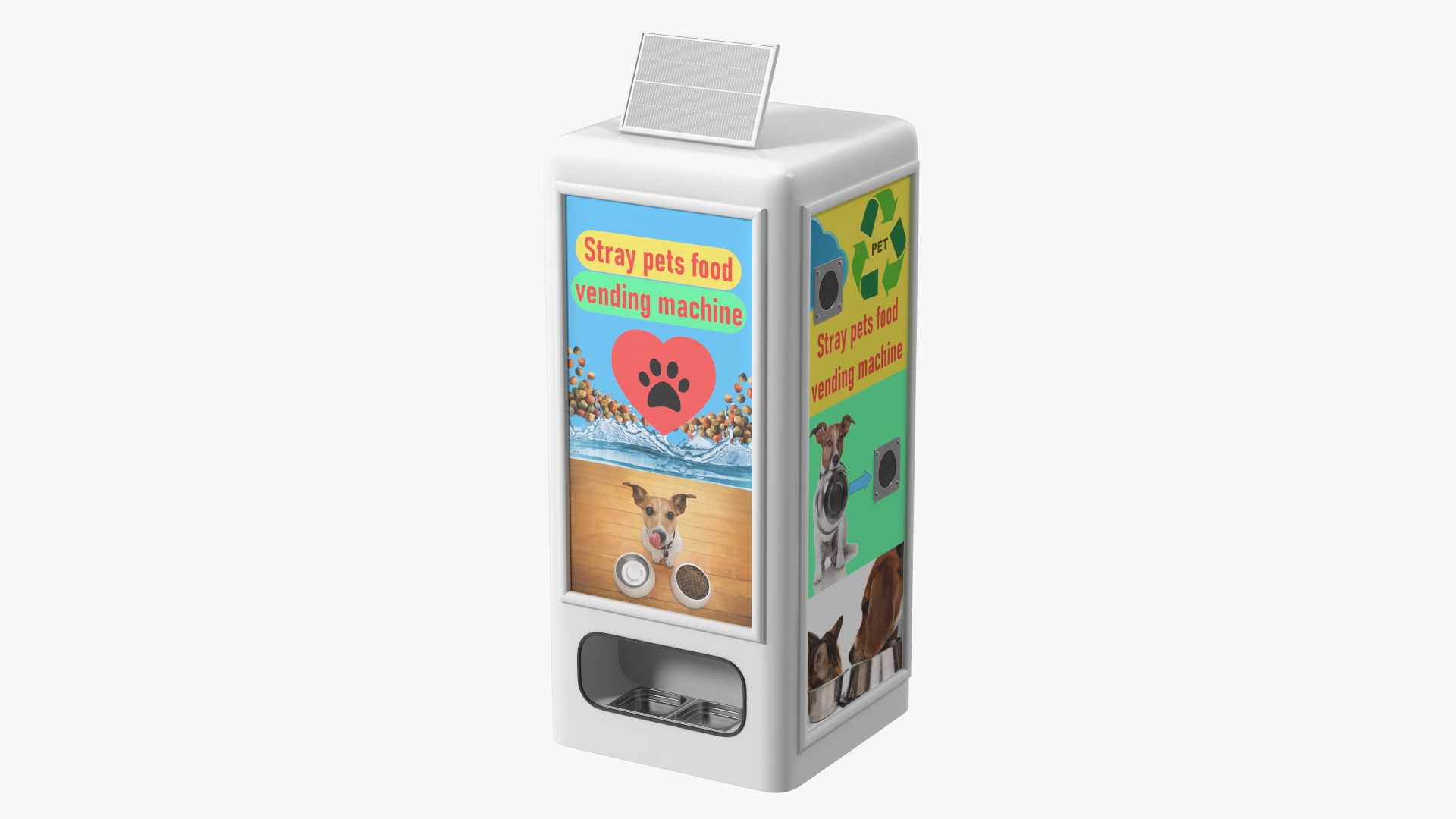 3D Pets Food Vending Machine for Stray Animals model