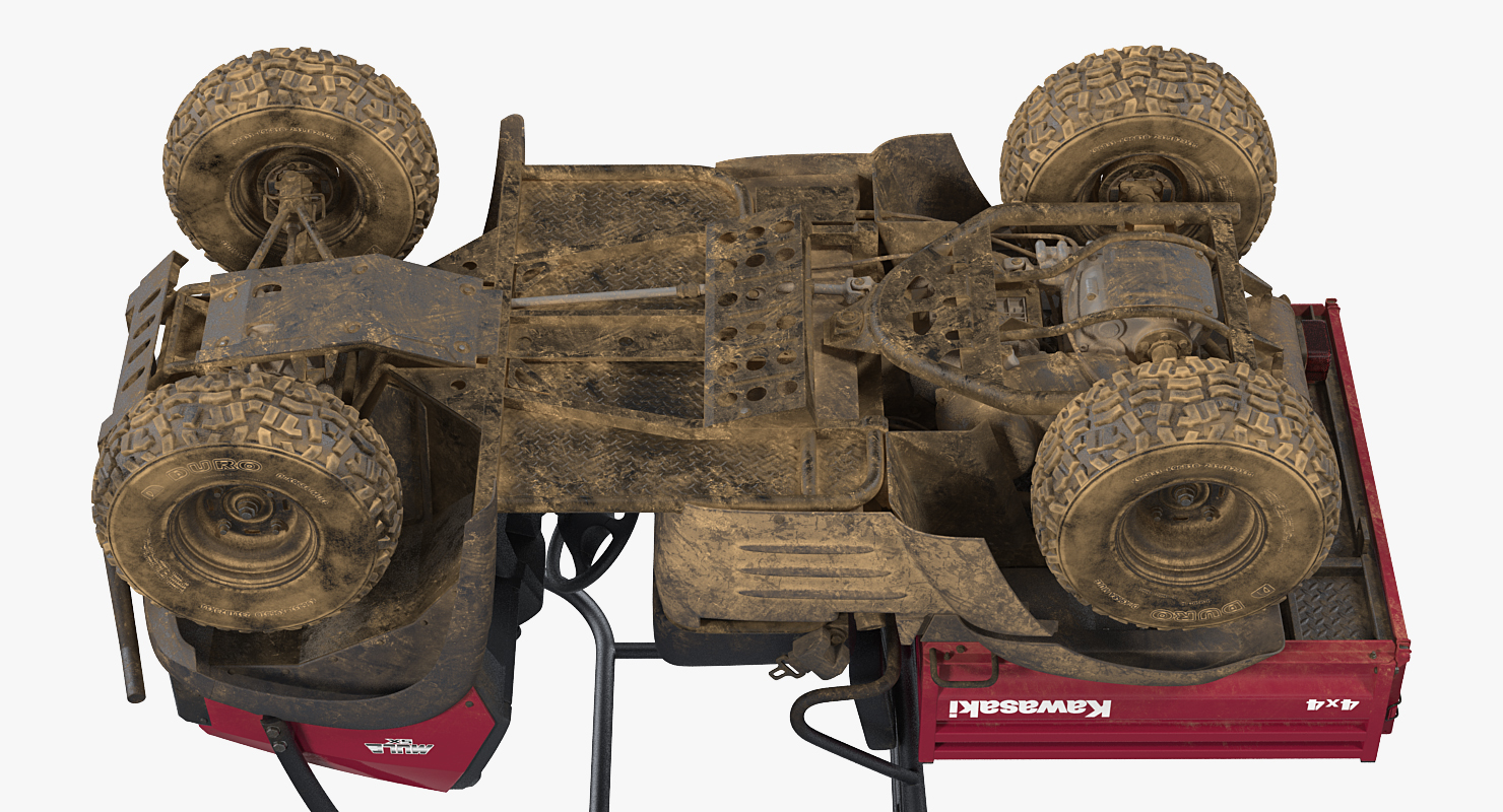 3D Kawasaki 4x4 Mule SX Dirty
