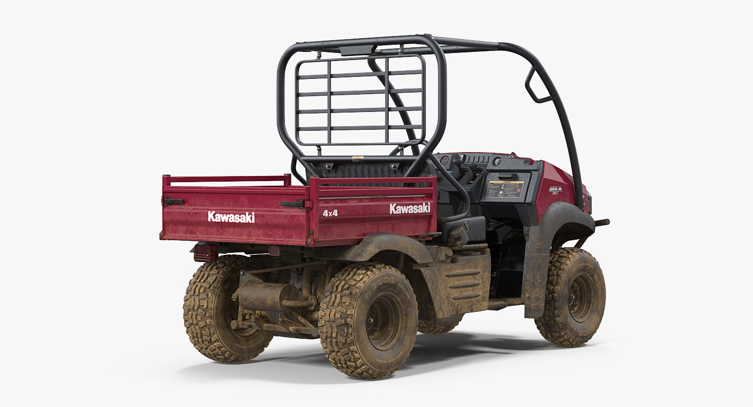 3D Kawasaki 4x4 Mule SX Dirty