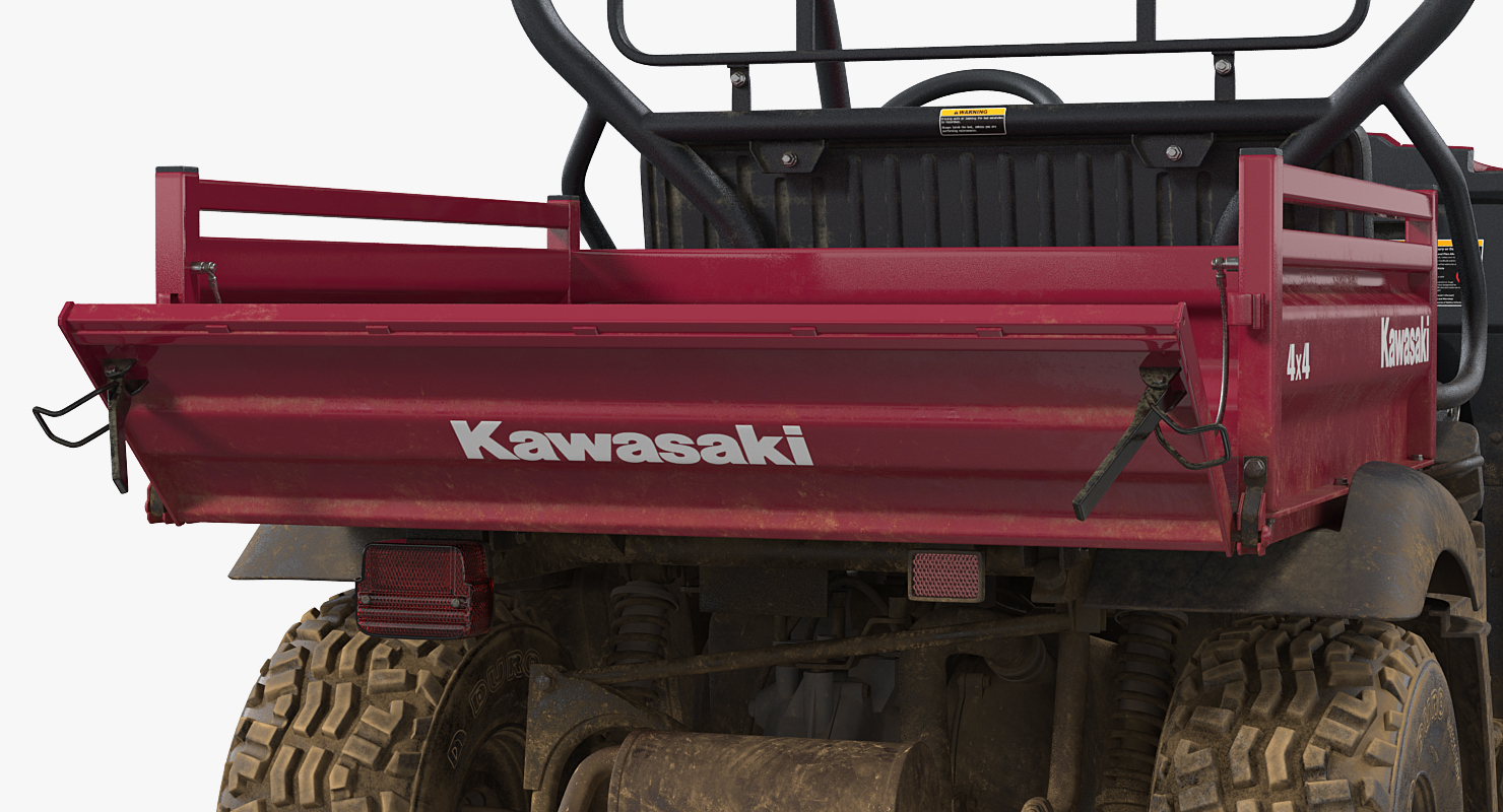 3D Kawasaki 4x4 Mule SX Dirty