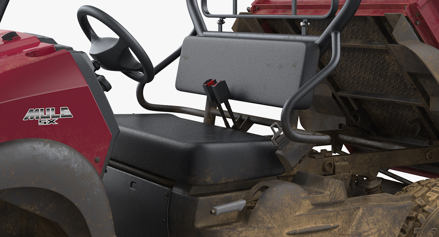 3D Kawasaki 4x4 Mule SX Dirty