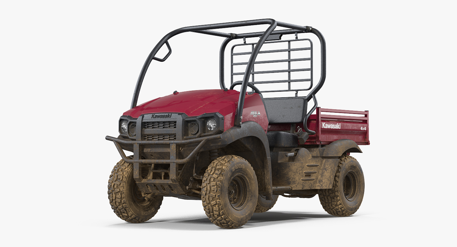 3D Kawasaki 4x4 Mule SX Dirty
