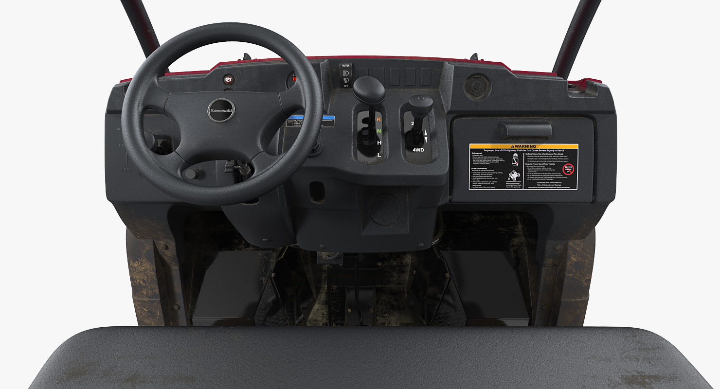3D Kawasaki 4x4 Mule SX Dirty