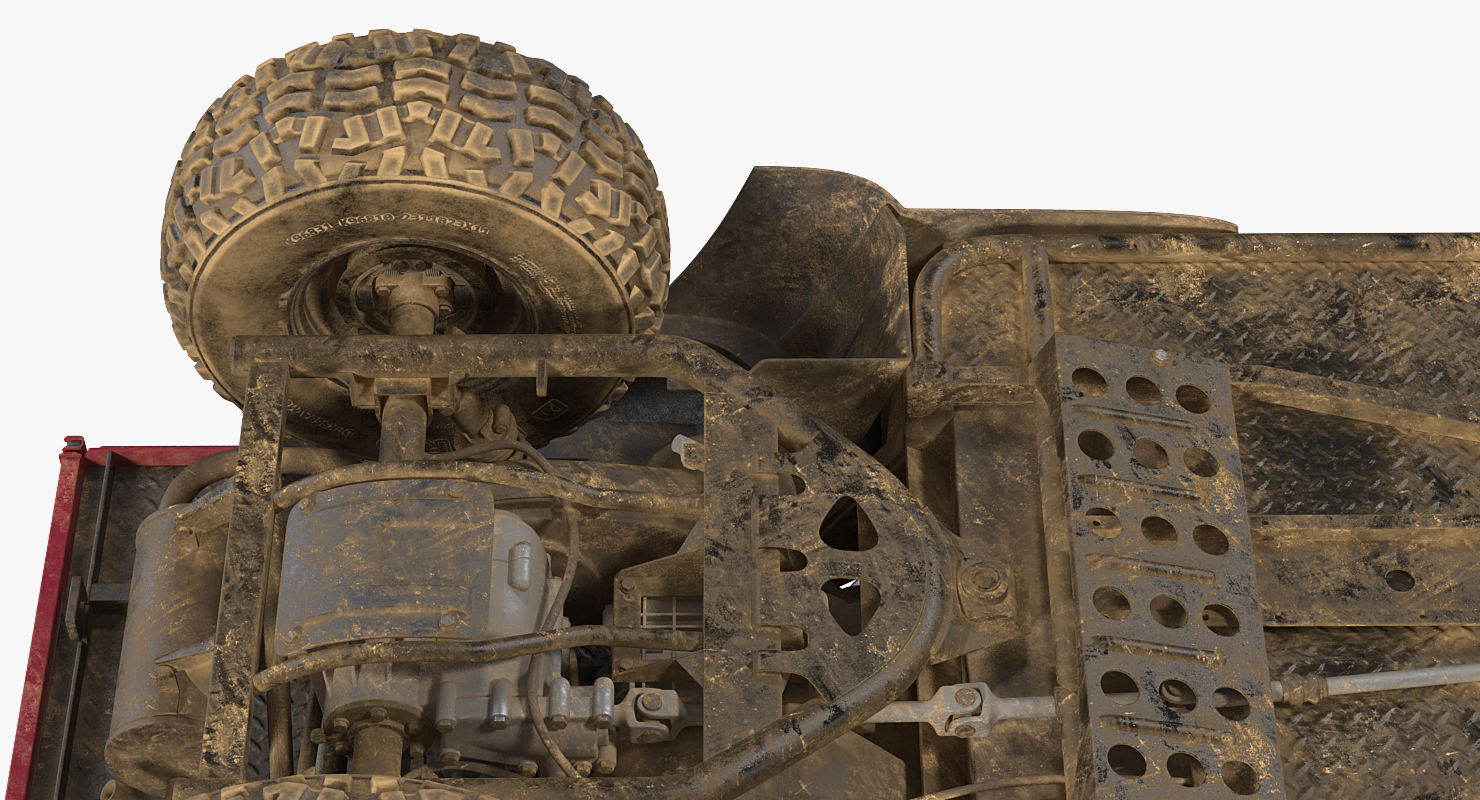 3D Kawasaki 4x4 Mule SX Dirty