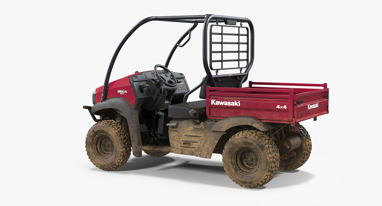 3D Kawasaki 4x4 Mule SX Dirty