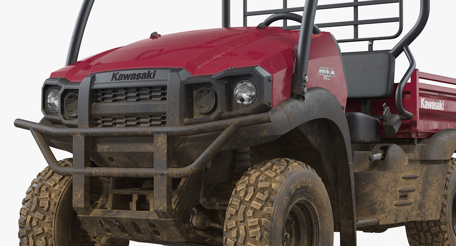 3D Kawasaki 4x4 Mule SX Dirty