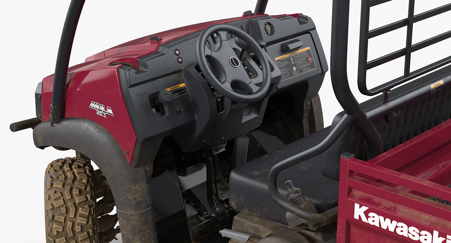 3D Kawasaki 4x4 Mule SX Dirty