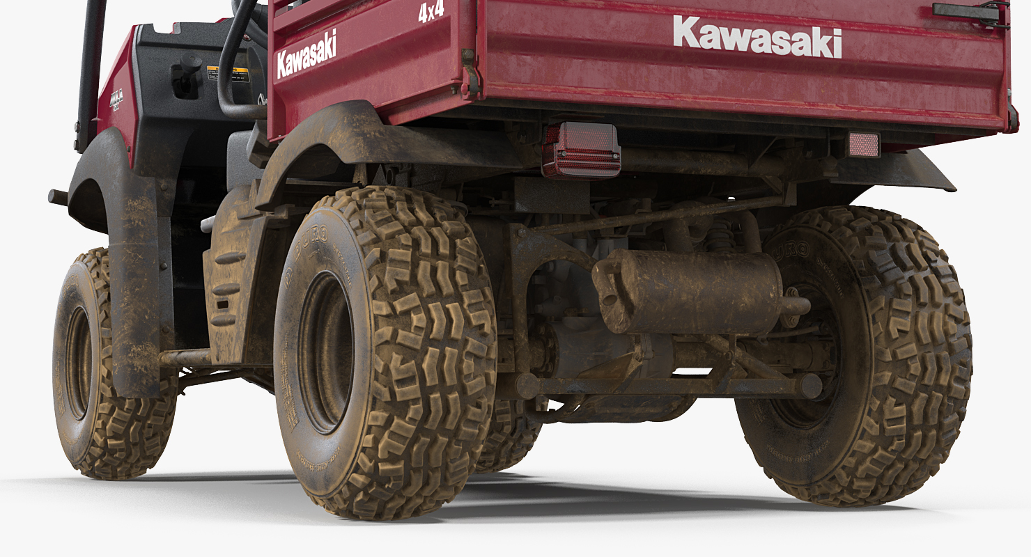 3D Kawasaki 4x4 Mule SX Dirty