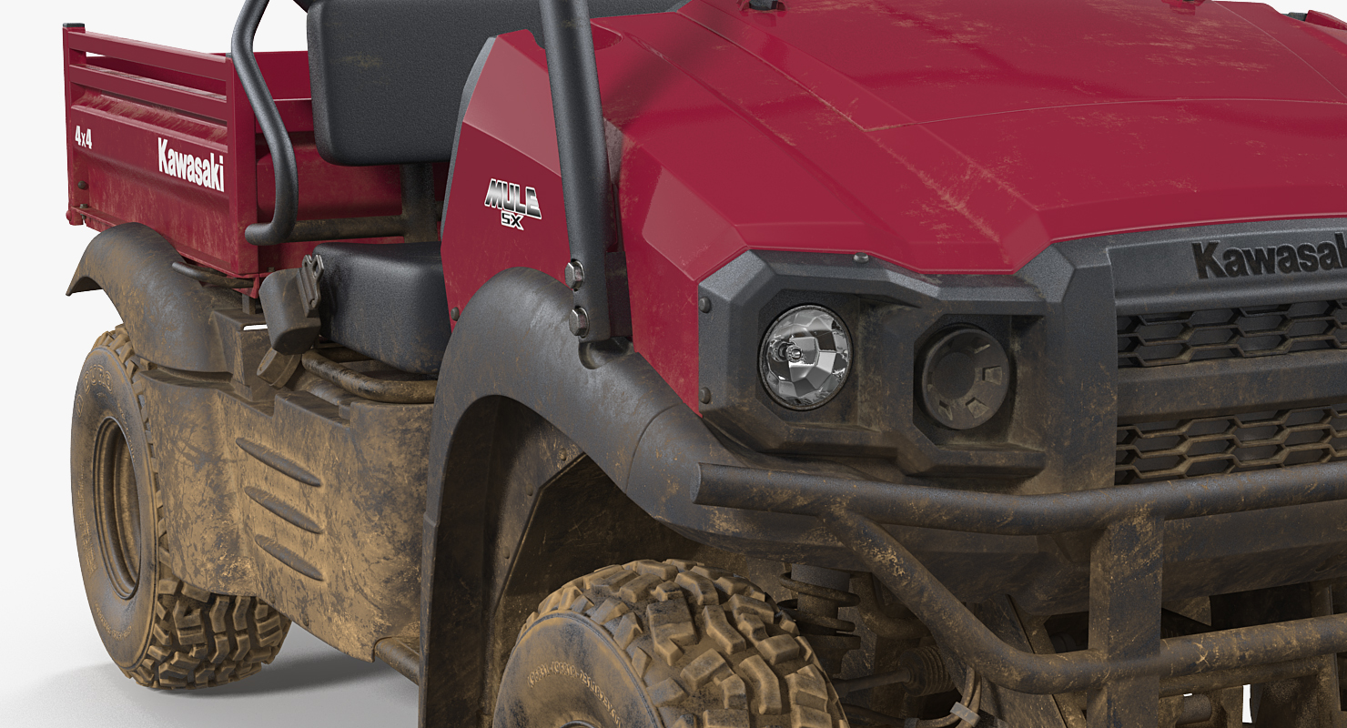 3D Kawasaki 4x4 Mule SX Dirty