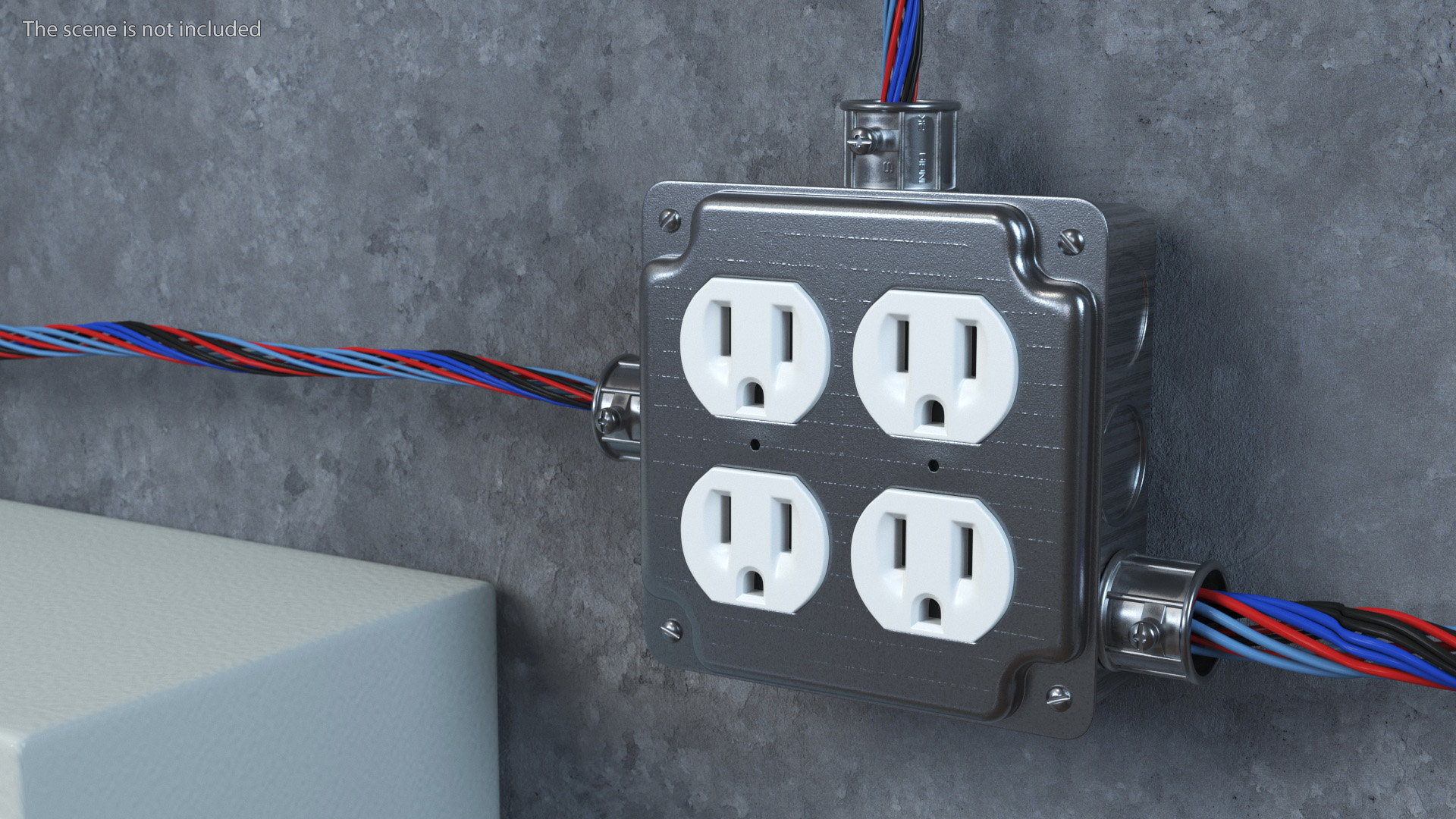 3D model Electrical Junction Box Socket