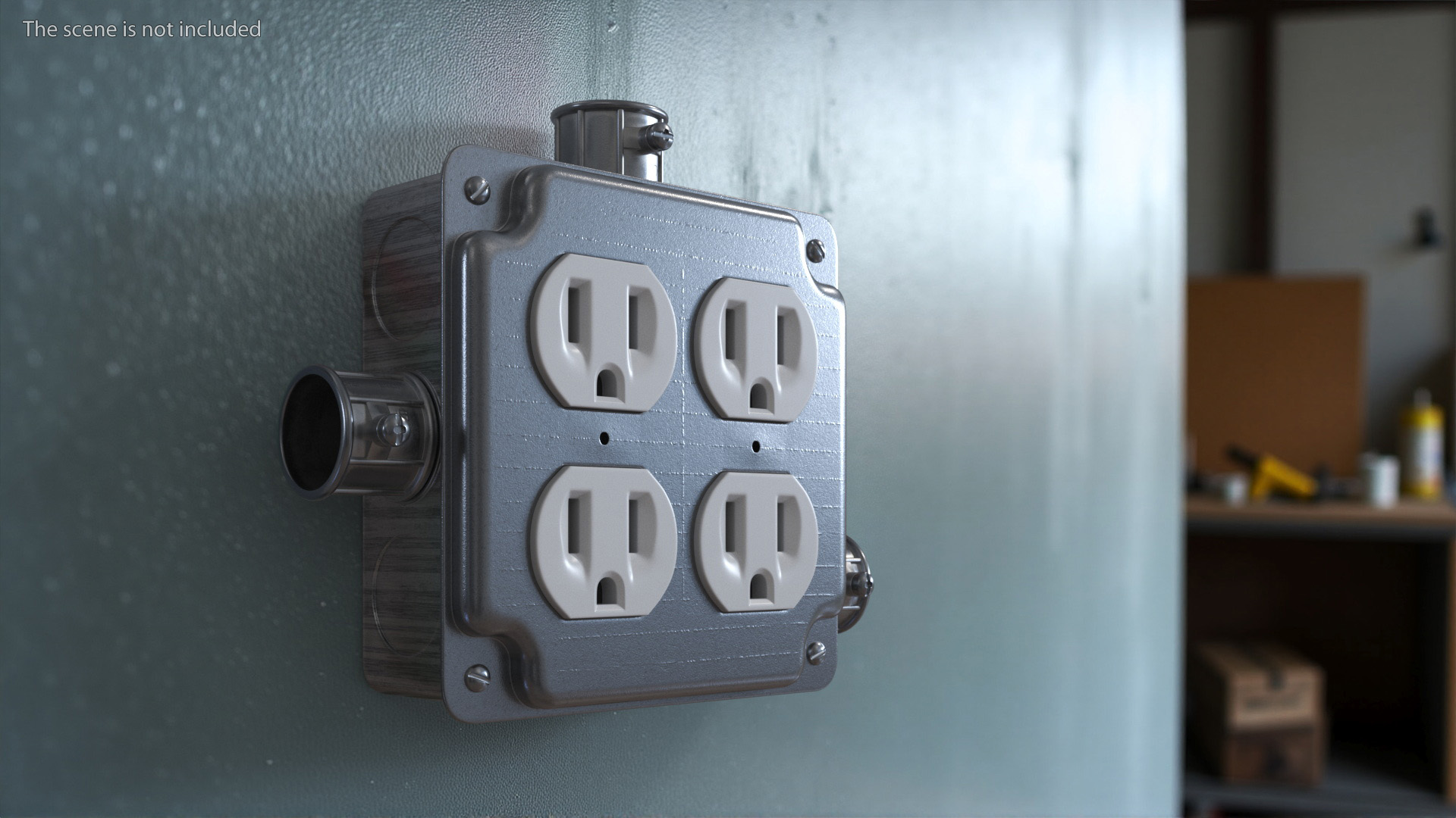3D model Electrical Junction Box Socket