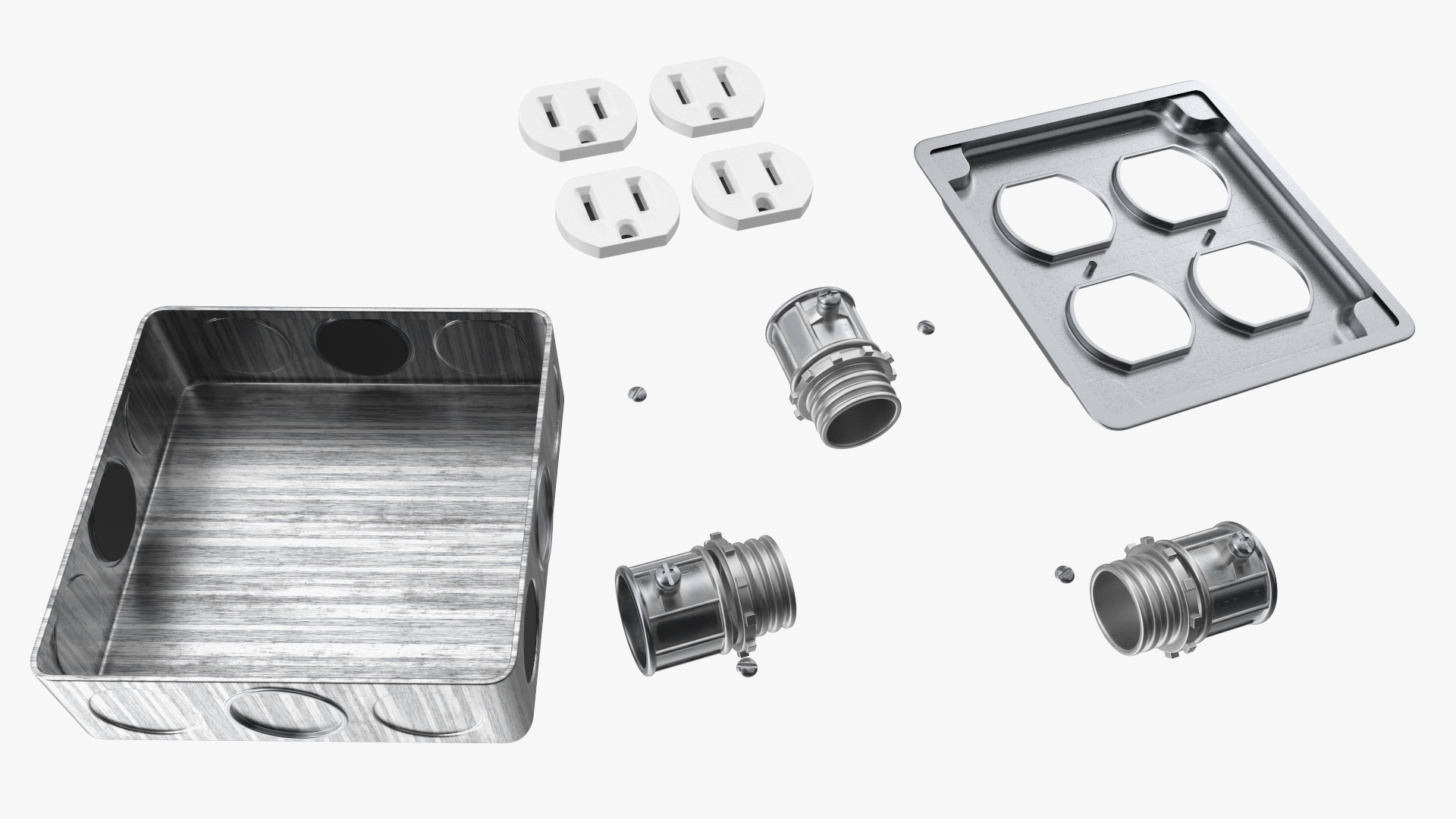 3D model Electrical Junction Box Socket