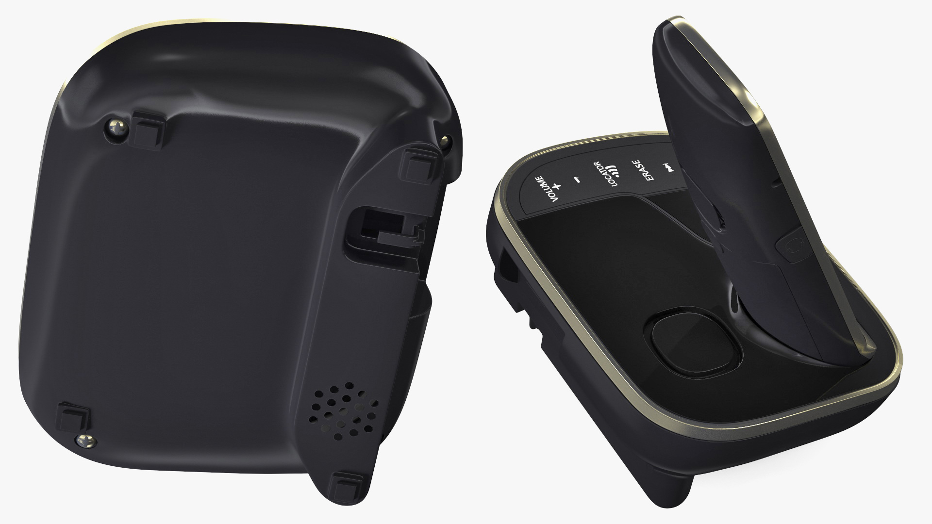 Cordless DECT Phone with Answering Machine 3D