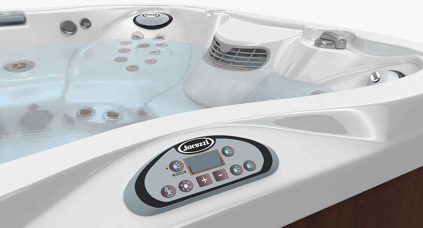 Jacuzzi J-335 Six Person Hot Tub 3D