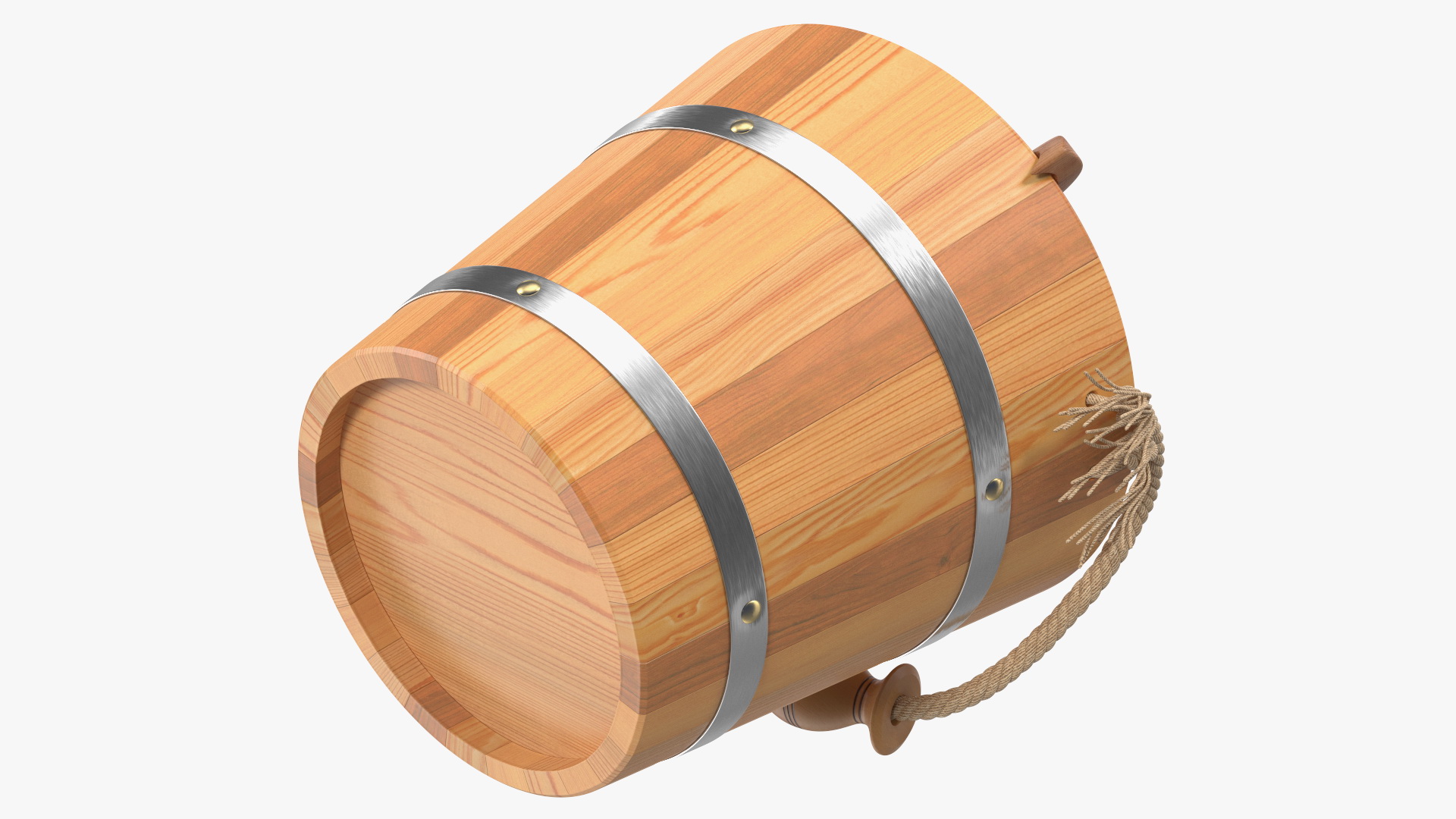 3D Sauna Bucket with Ladle model
