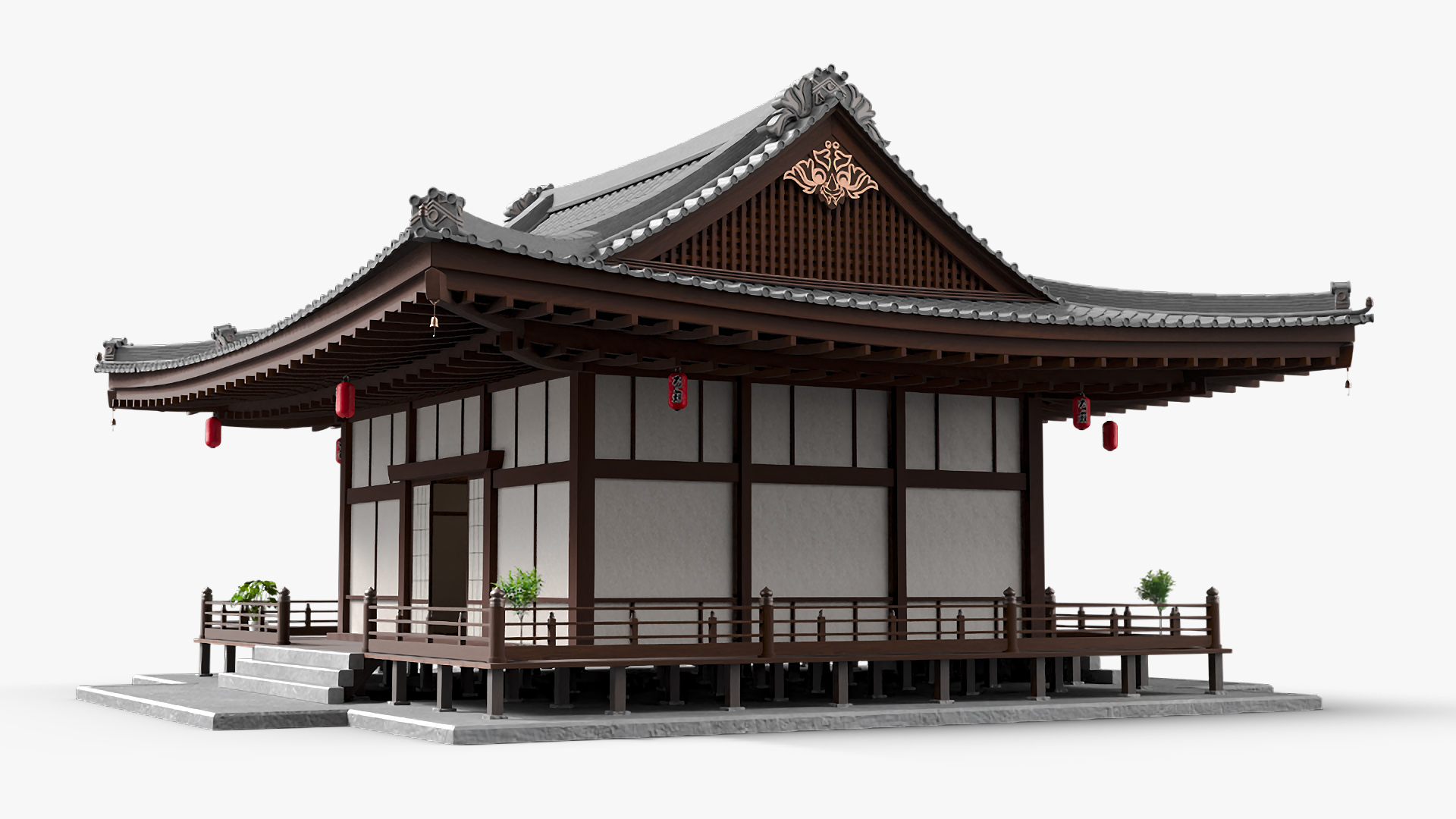Japan Traditional House Full Interior 3D