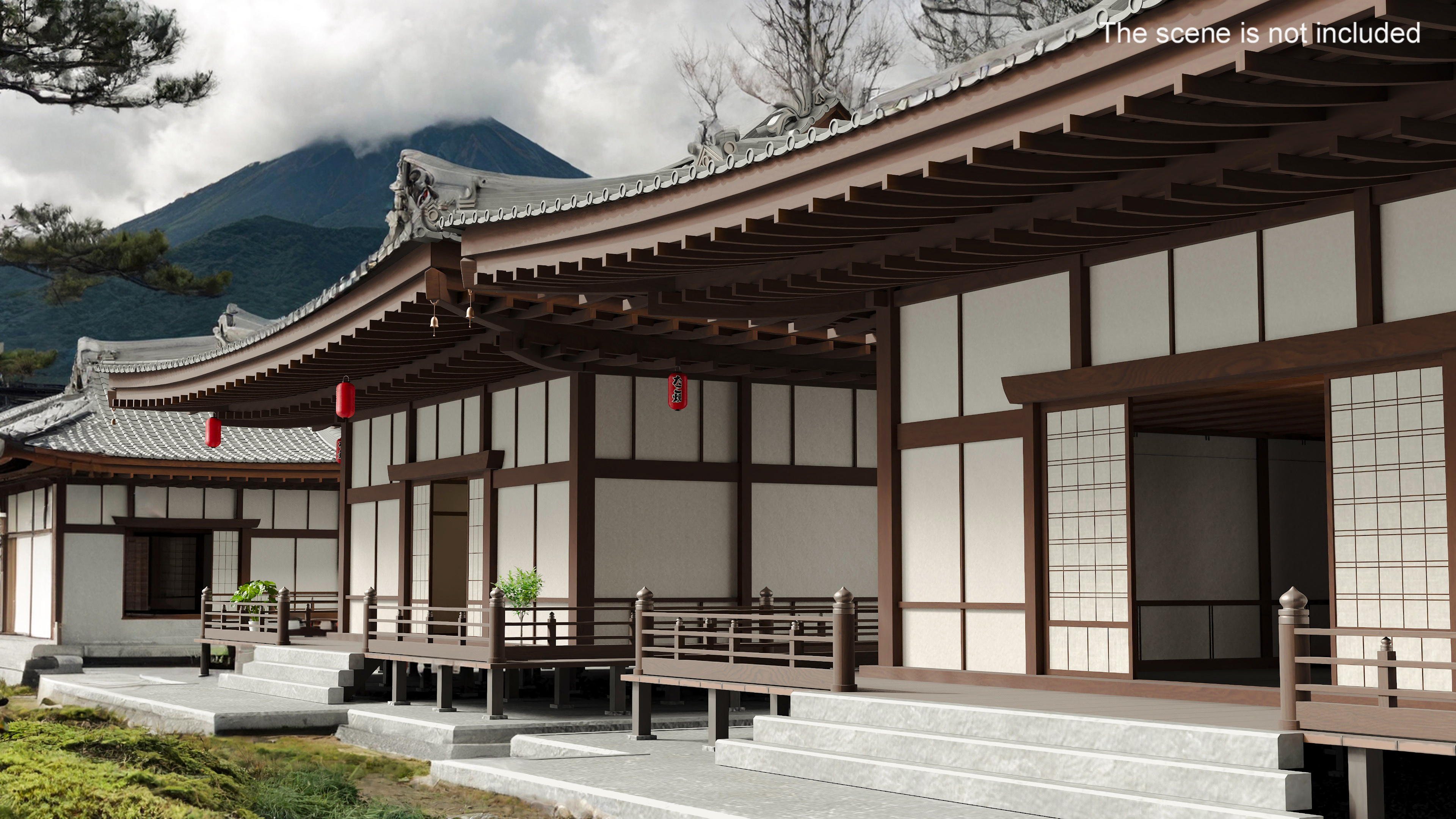 Japan Traditional House Full Interior 3D