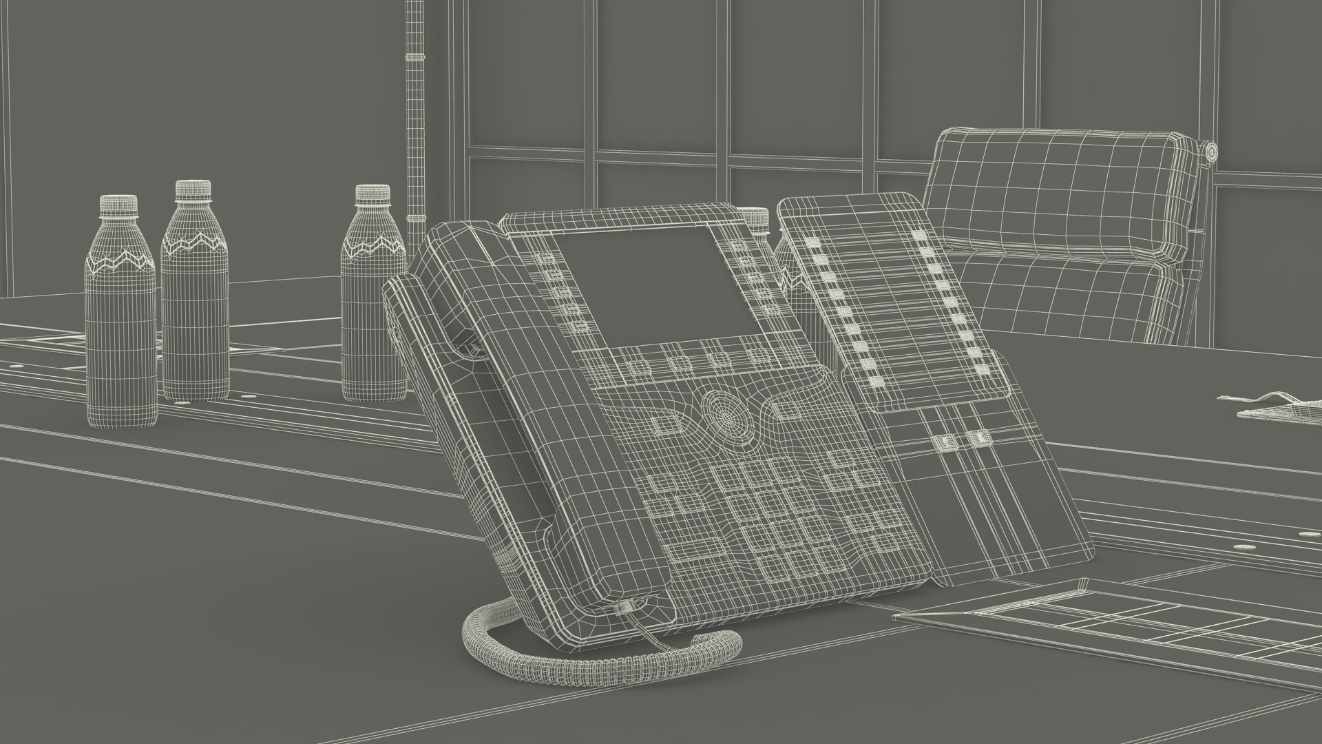 Furnished Office Meeting Room 3D model