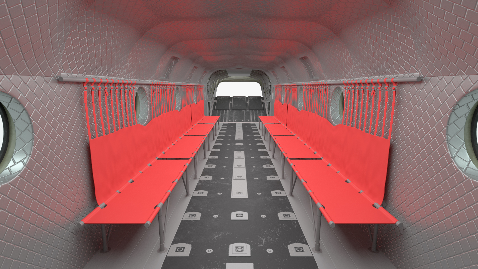3D US Army Transport Helicopter With 20 ft ISO Container model