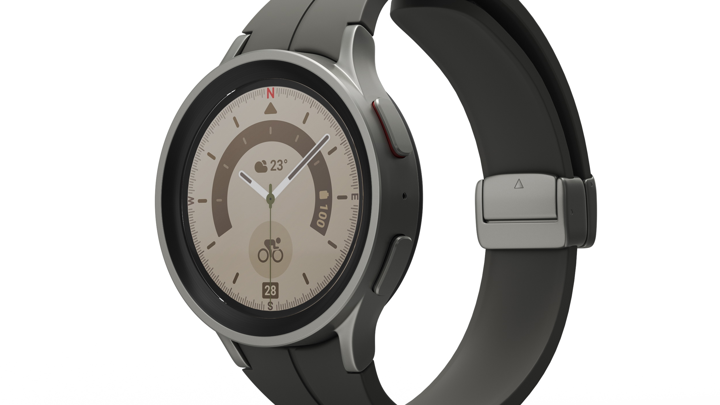 3D Gray Samsung Galaxy Watch 5 Pro 45mm