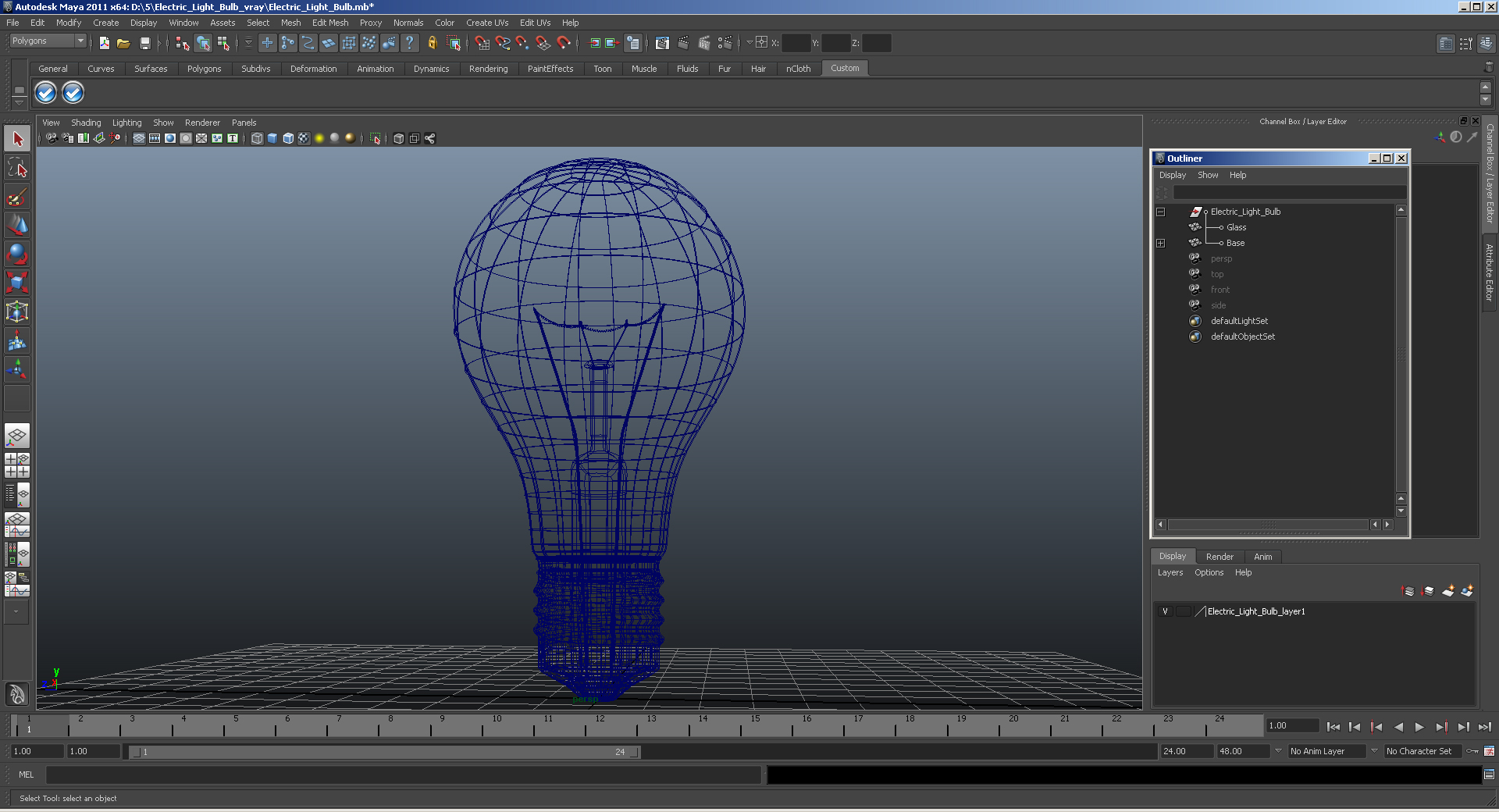 Electric Light Bulb 3D model