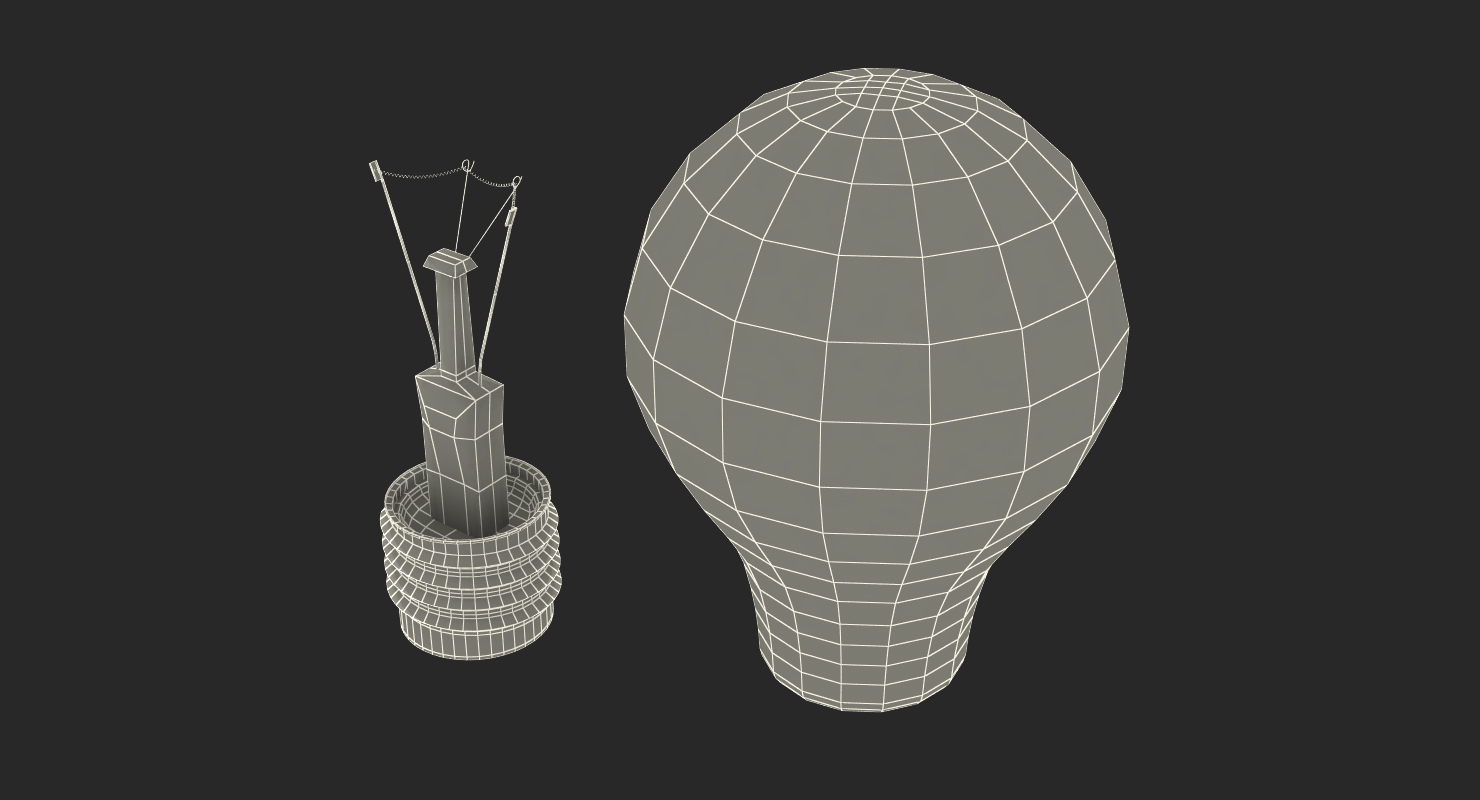 Electric Light Bulb 3D model