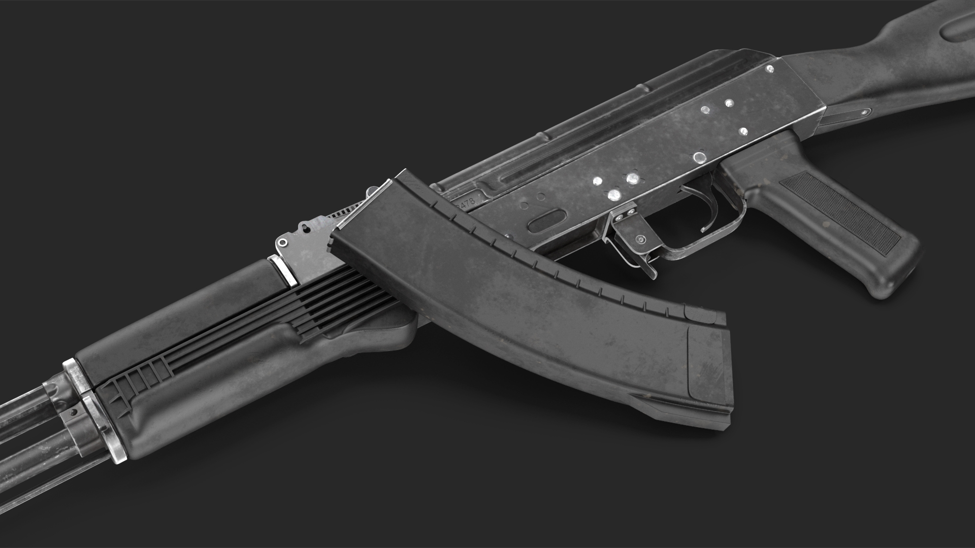 AK-74 Assault Rifle 3D model