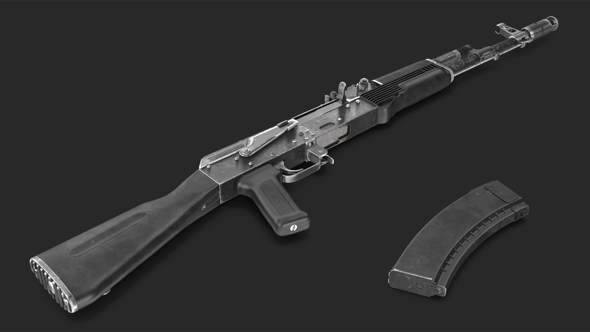 AK-74 Assault Rifle 3D model