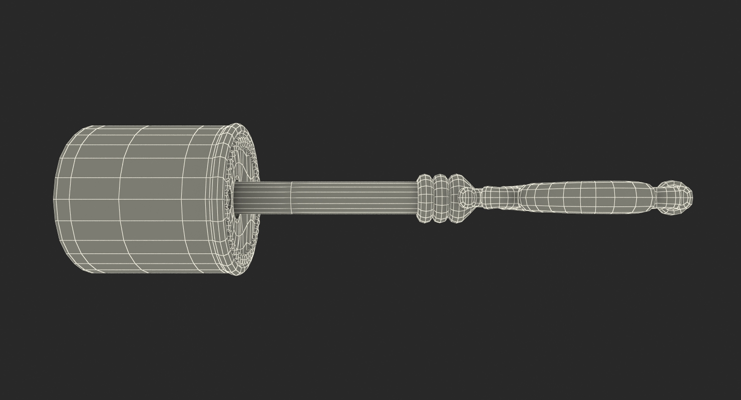 3D Old Key In Keyhole model