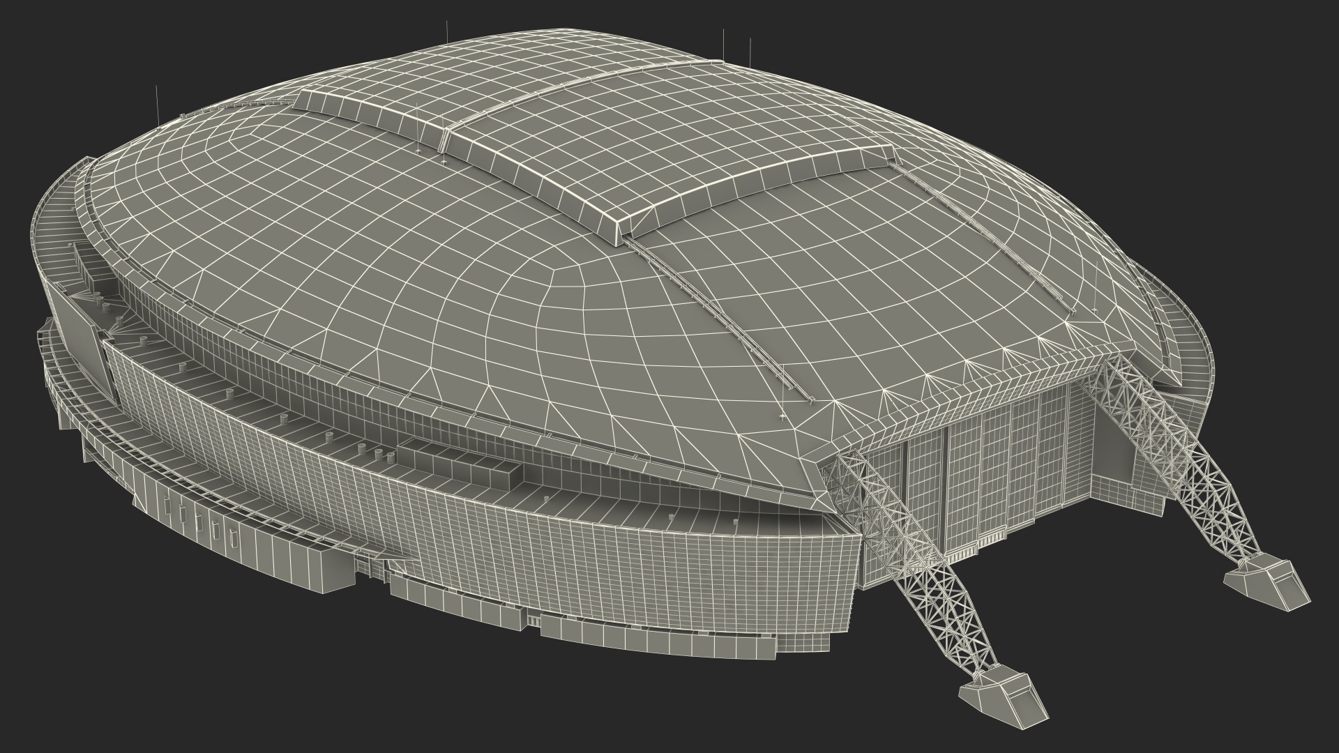 3D Stadium Building