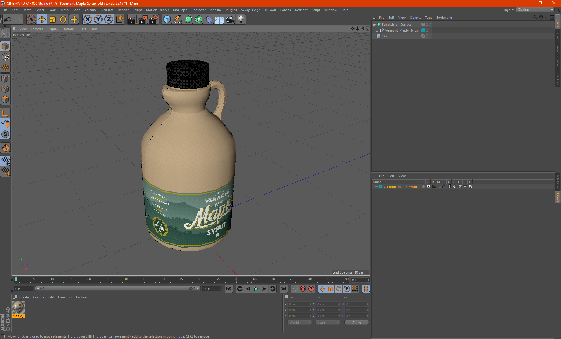 Vermont Maple Syrup 3D model